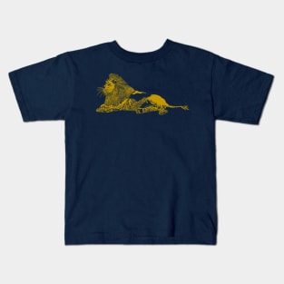 Li(o)ne Art! - Gold! Kids T-Shirt